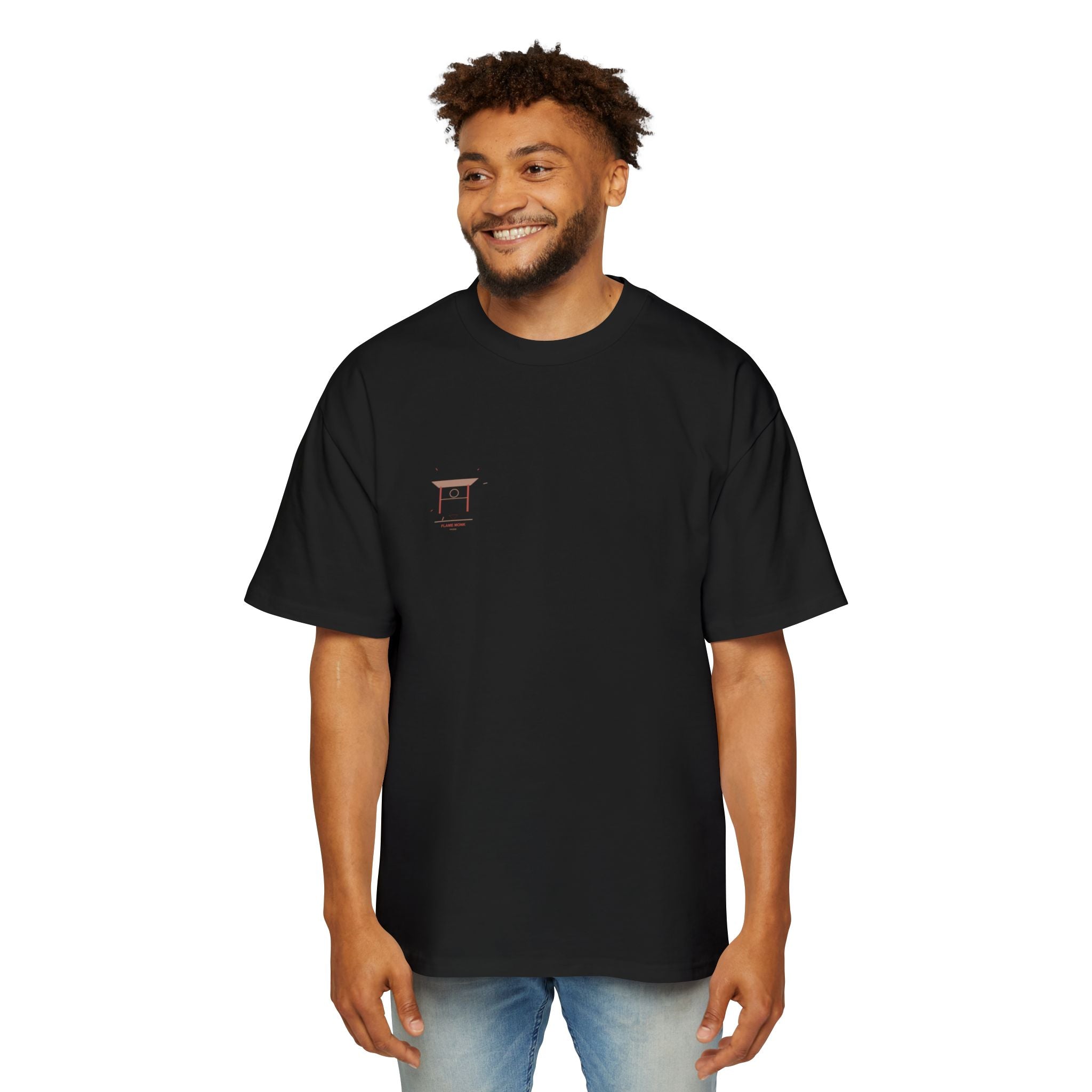 Flame Monk Anime Tee