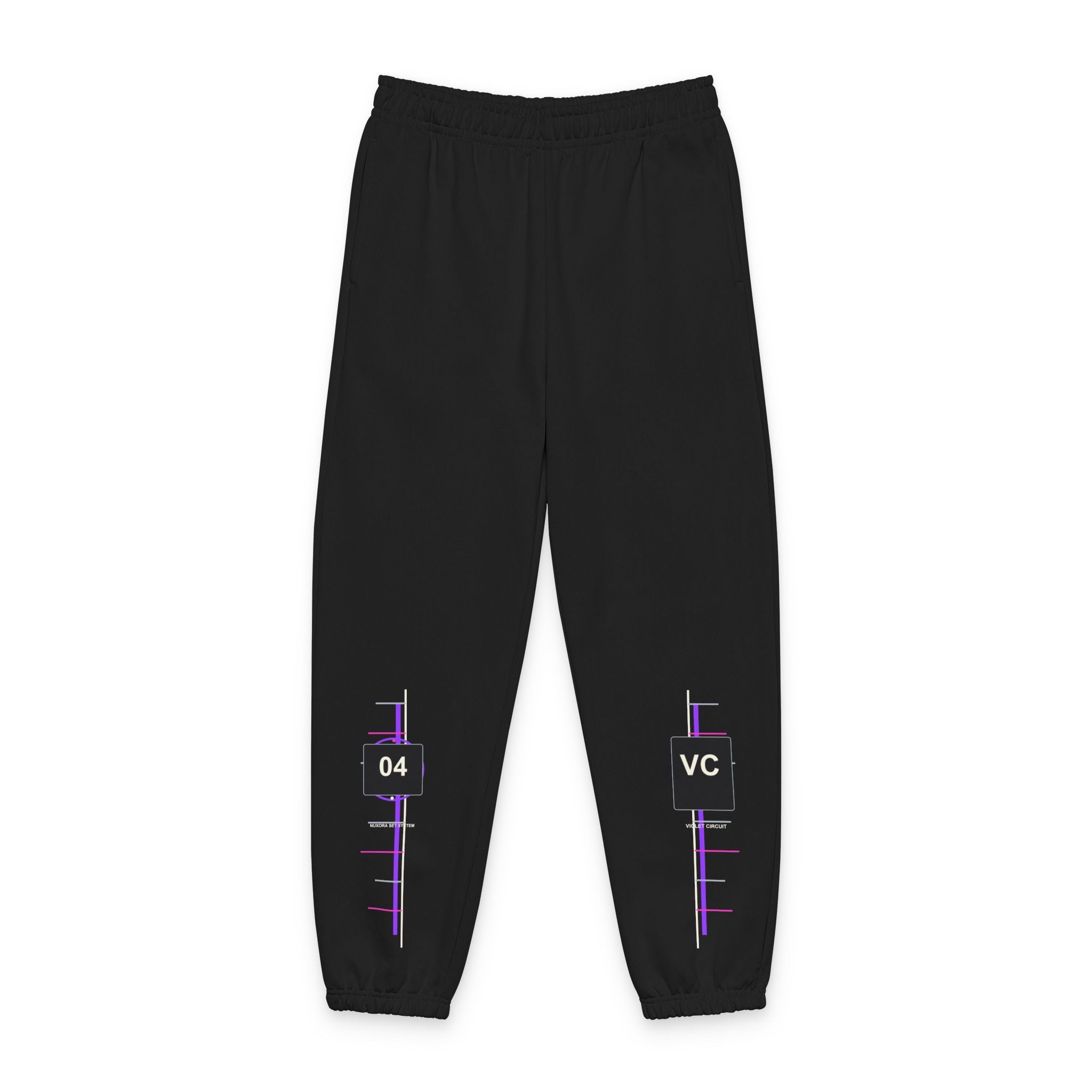 Violet Circuit Set Long Pants