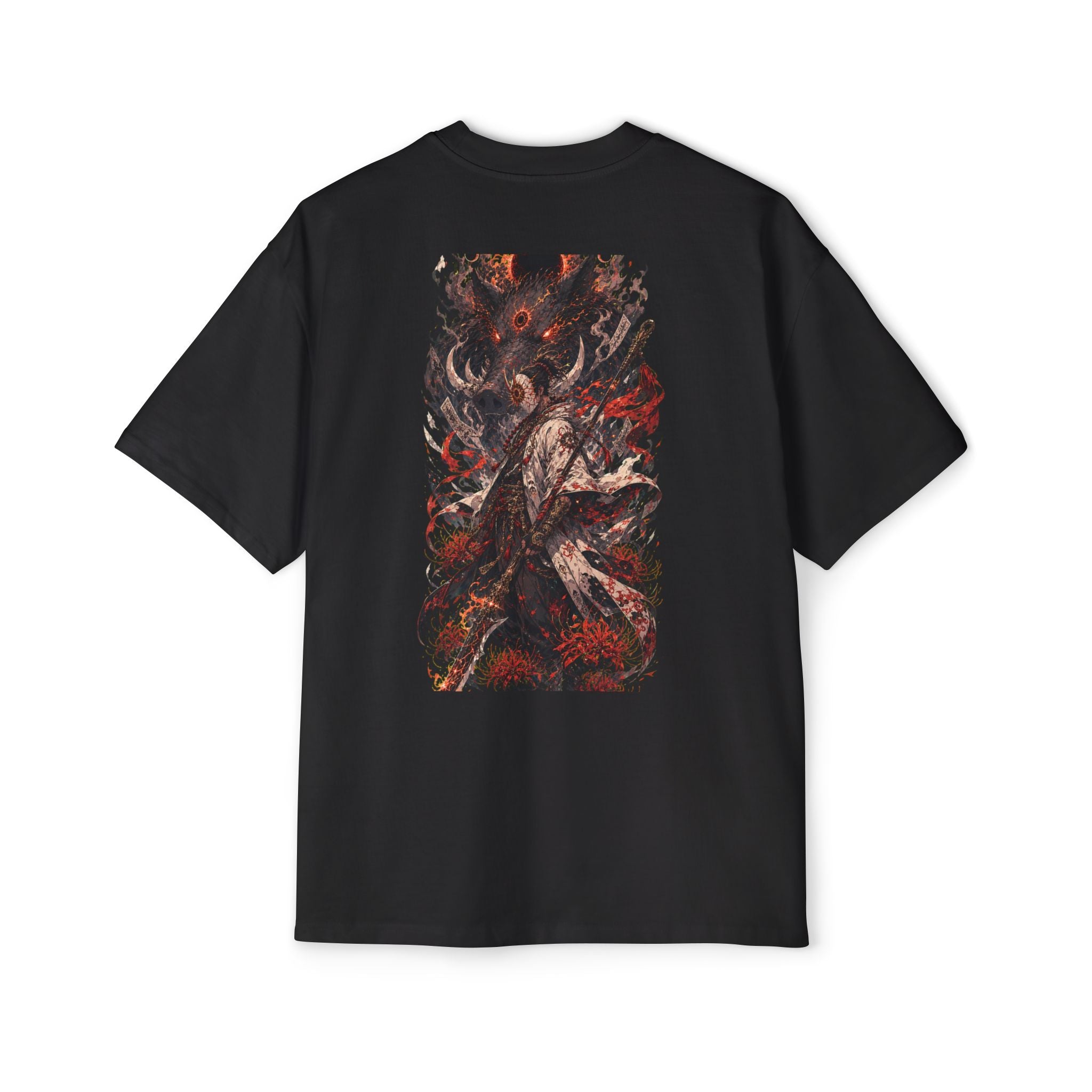 Flame Monk Anime Tee